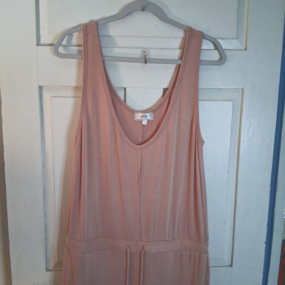 NYTT Winslet Pink Sleeveless Scoop Neck Jumpsuit - Picture 2 of 15